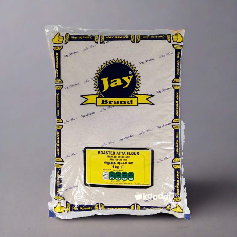 Jay brand Roasted Atta flour - 1KG