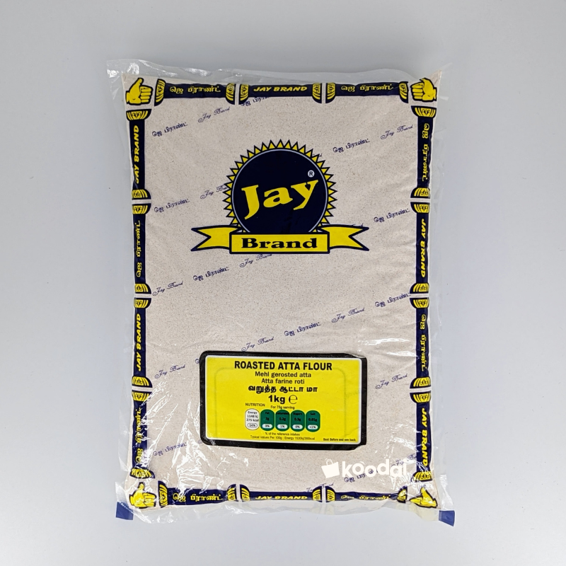 Jay brand Roasted Atta flour - 1KG