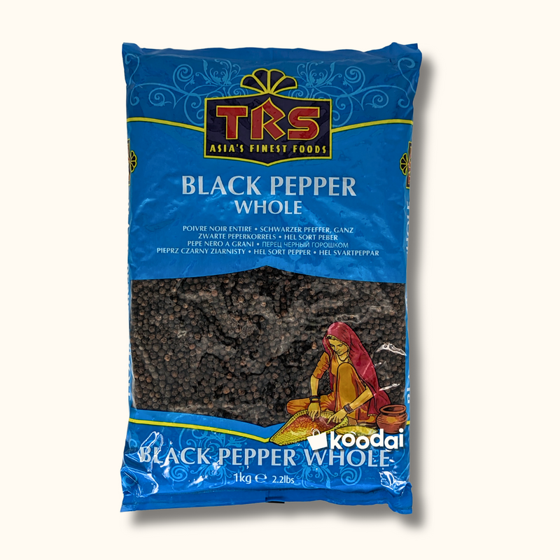 TRS Black Pepper Whole 1Kg