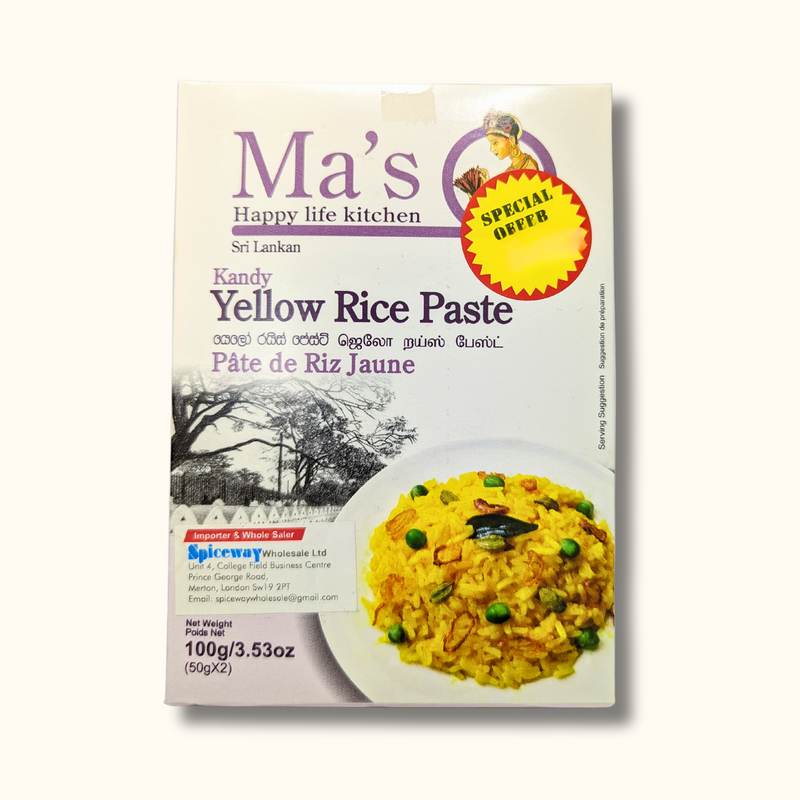 Mas Yellow Rice Paste 100g - Sri Lankan Spice Paste for Yellow Rice