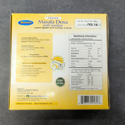 Mathangi frozen Masala Dosai with Sambar 500g