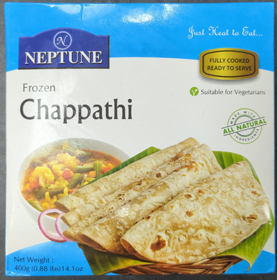 Neptune Frozen Chappathi 350g
