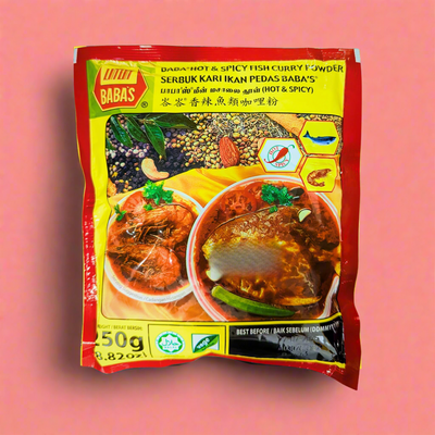 Babas Hot and Spicy Fish Curry Powder 250g