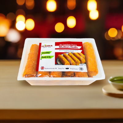 Elakkia Frozen Mutton Rolls (Uncooked): Sri Lankan Savory Snack