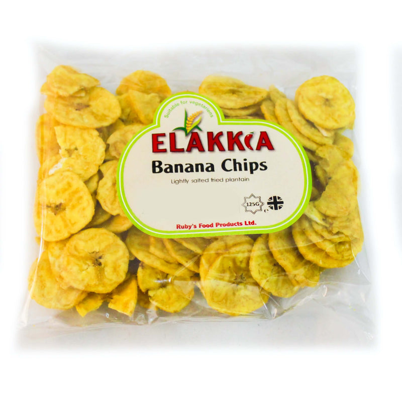 Elakkia Banana Chips (125g): Sweet & Crispy Snack