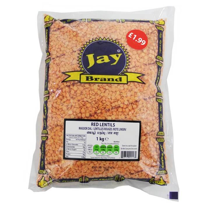 Jay Brand Mysoor Dhal 1kg