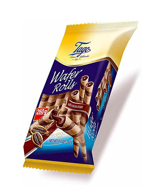 Tago Wafers Rolls cocoa